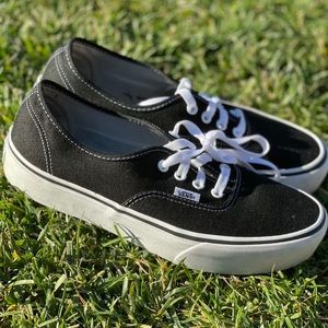 Vans authentic black size 10 women’s .